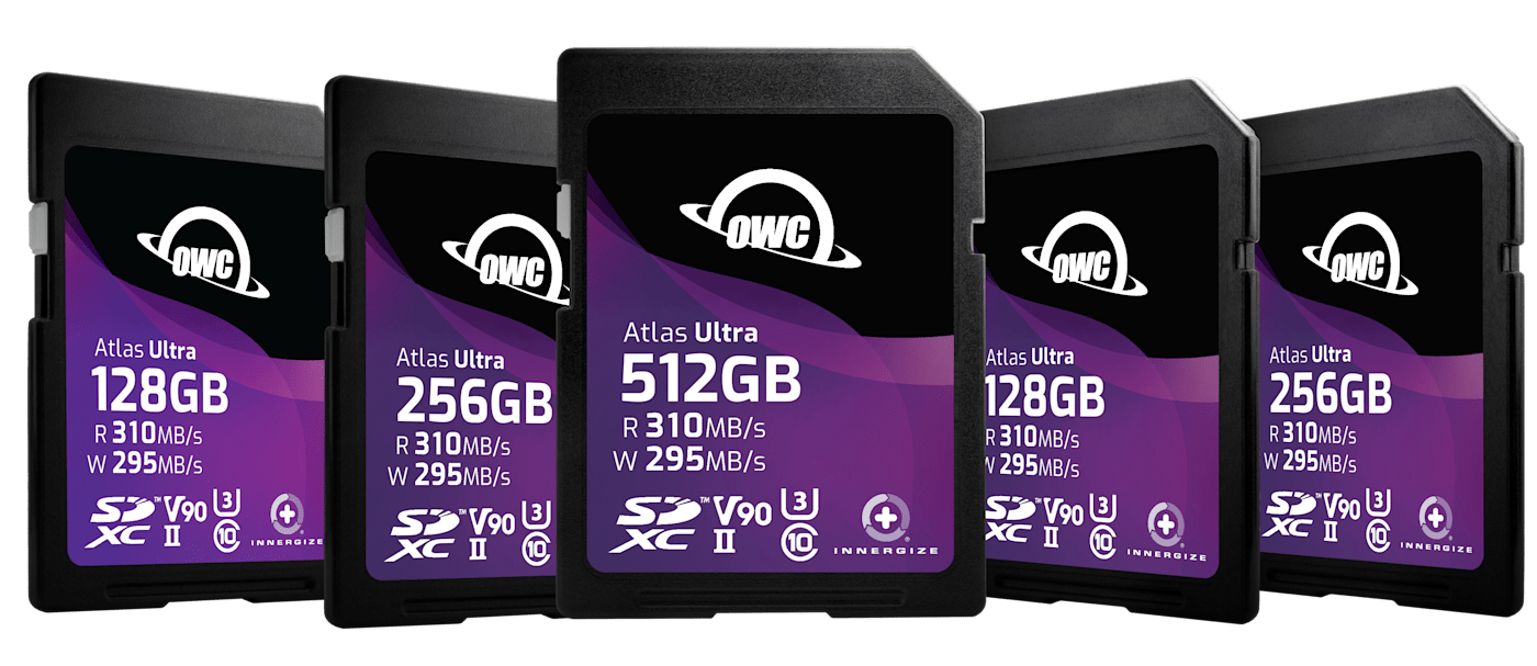 OWC Atlas Ultra SD Card Lineup