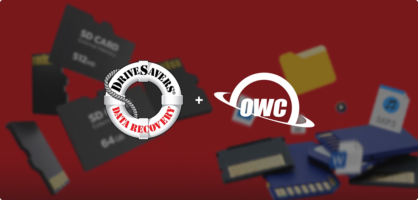 DriveSavers + MacSales.com logos