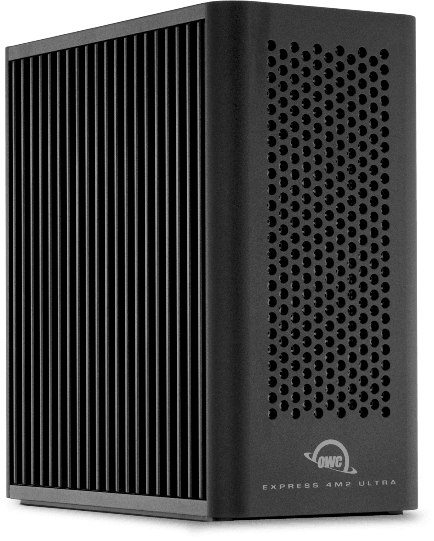 OWC Express 4M2 Ultra facing left