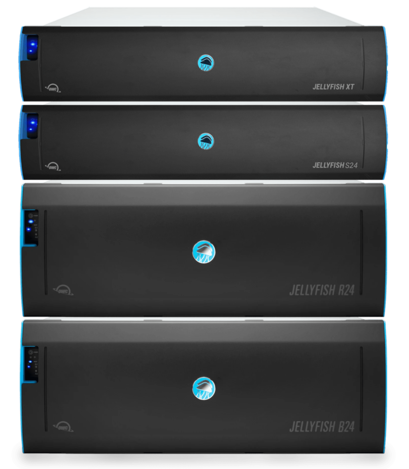 OWC Jellyfish Rack lineup