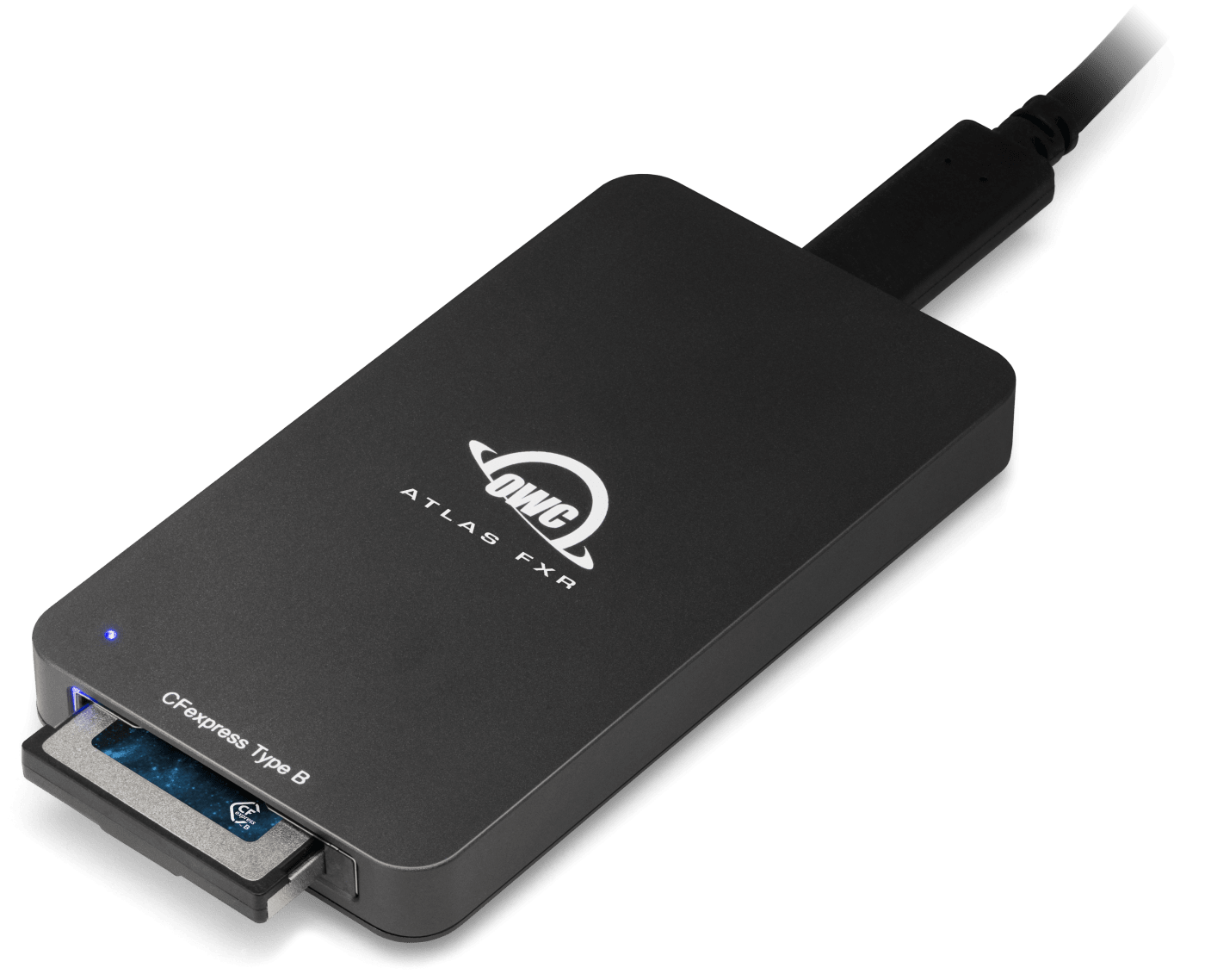 OWC Atlas FXR Thunderbolt + USB CFexpress Card Reader