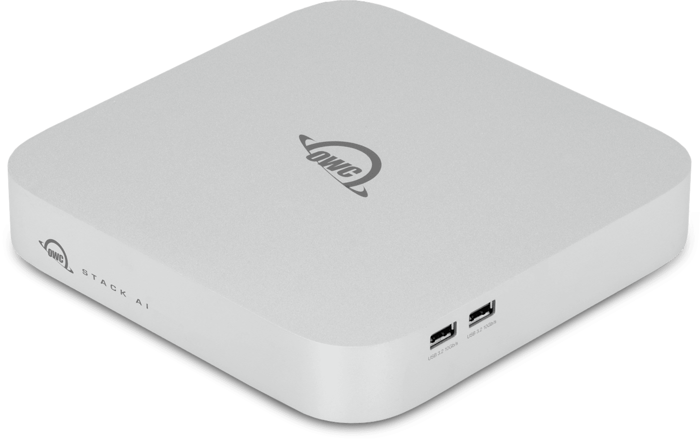 OWC Stack AI 3/4 side view facing left