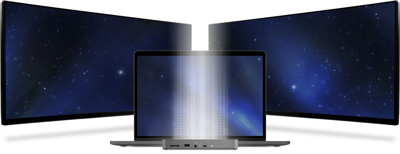 OWC 11-Port Thunderbolt Dock with Multiple Displays