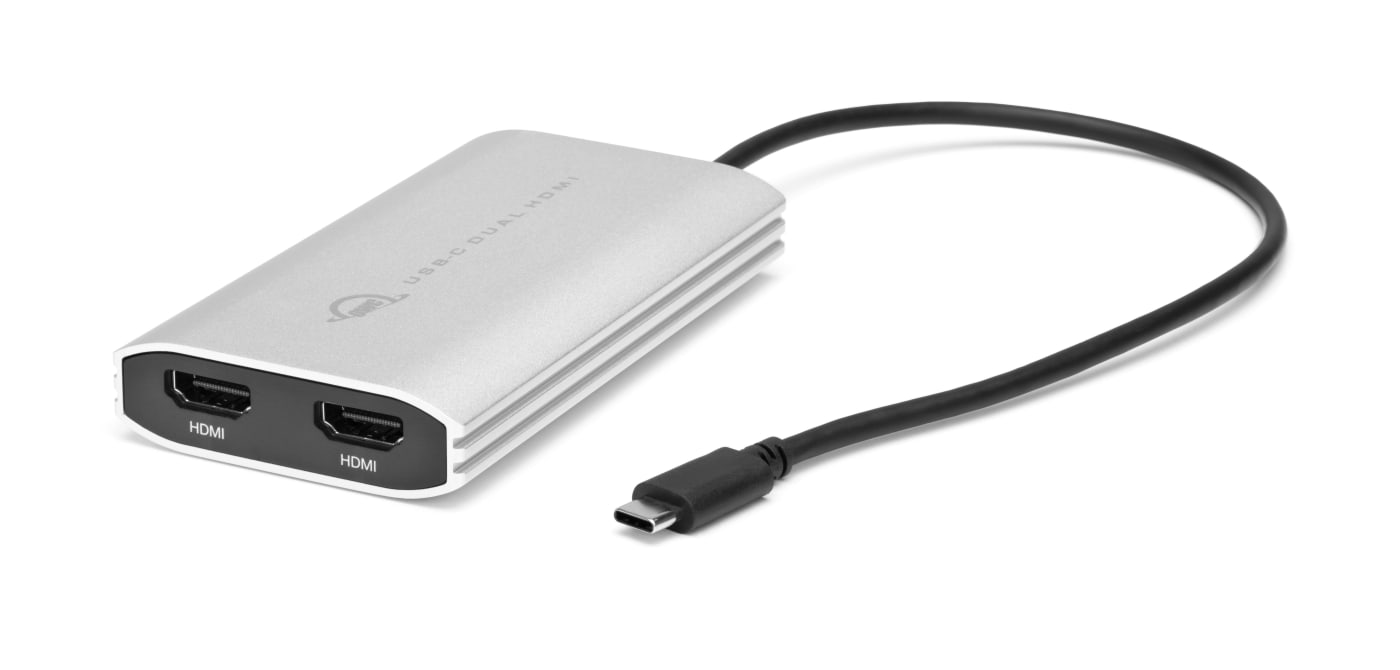 Adaptador USB C a HDMI dual 4K, CableCreation USB tipo C (compatible con  Thunderbolt 3) a 2 adaptador HDMI compatible con MacBook Pro