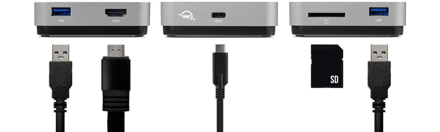 OWC USB-C Travel Dock E - 6 Ports of Connectivity