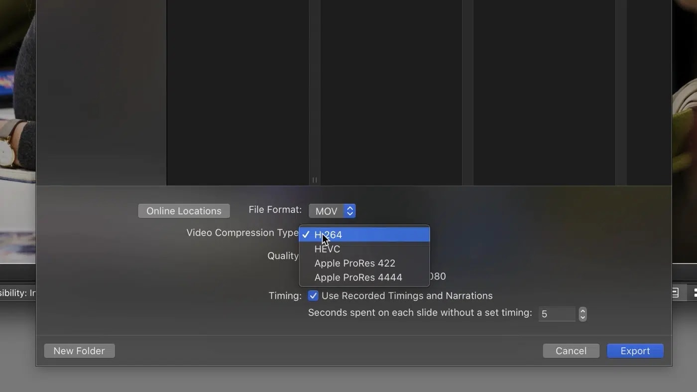 Video Compression Type
