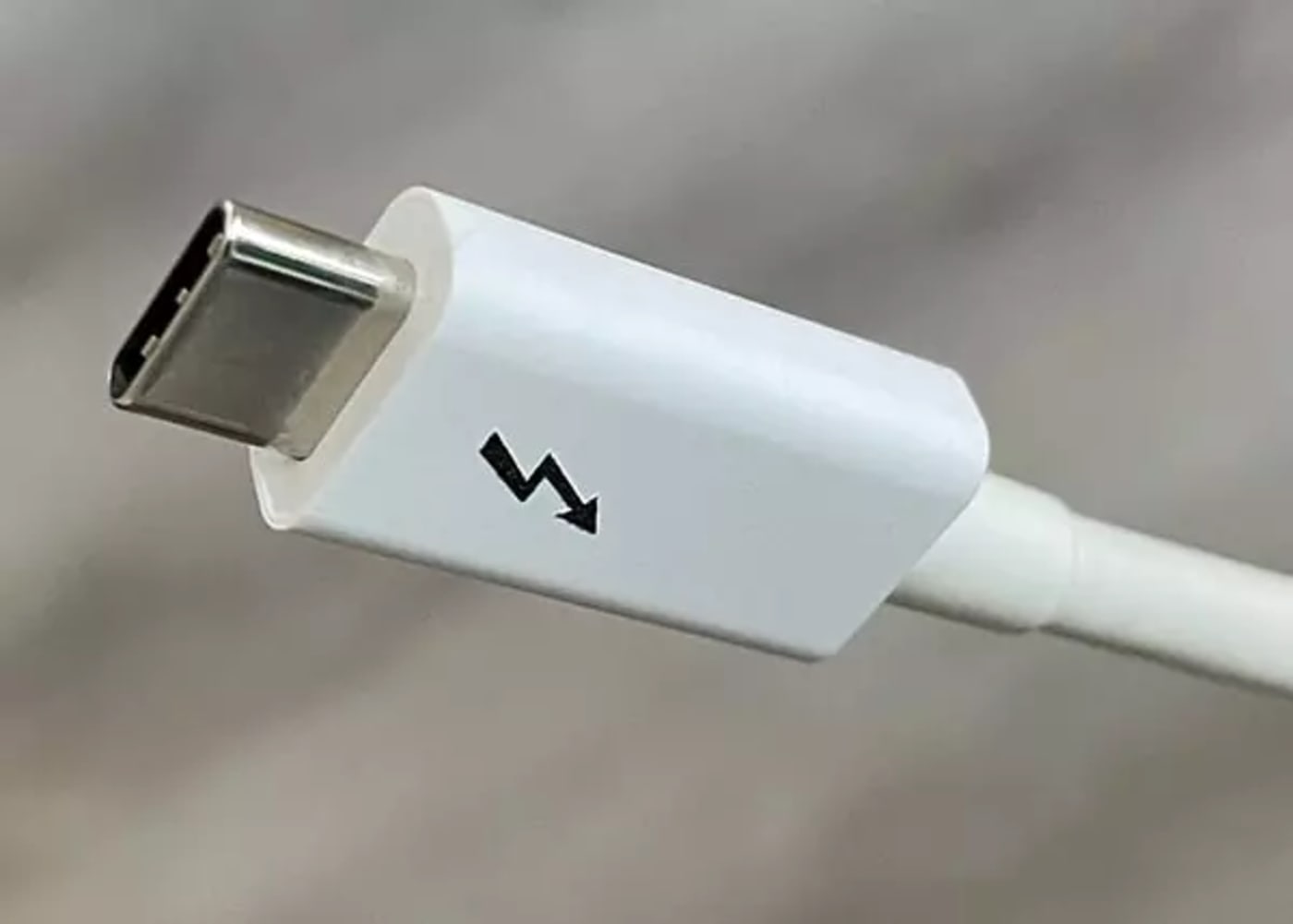 thunderbolt icon on cable c