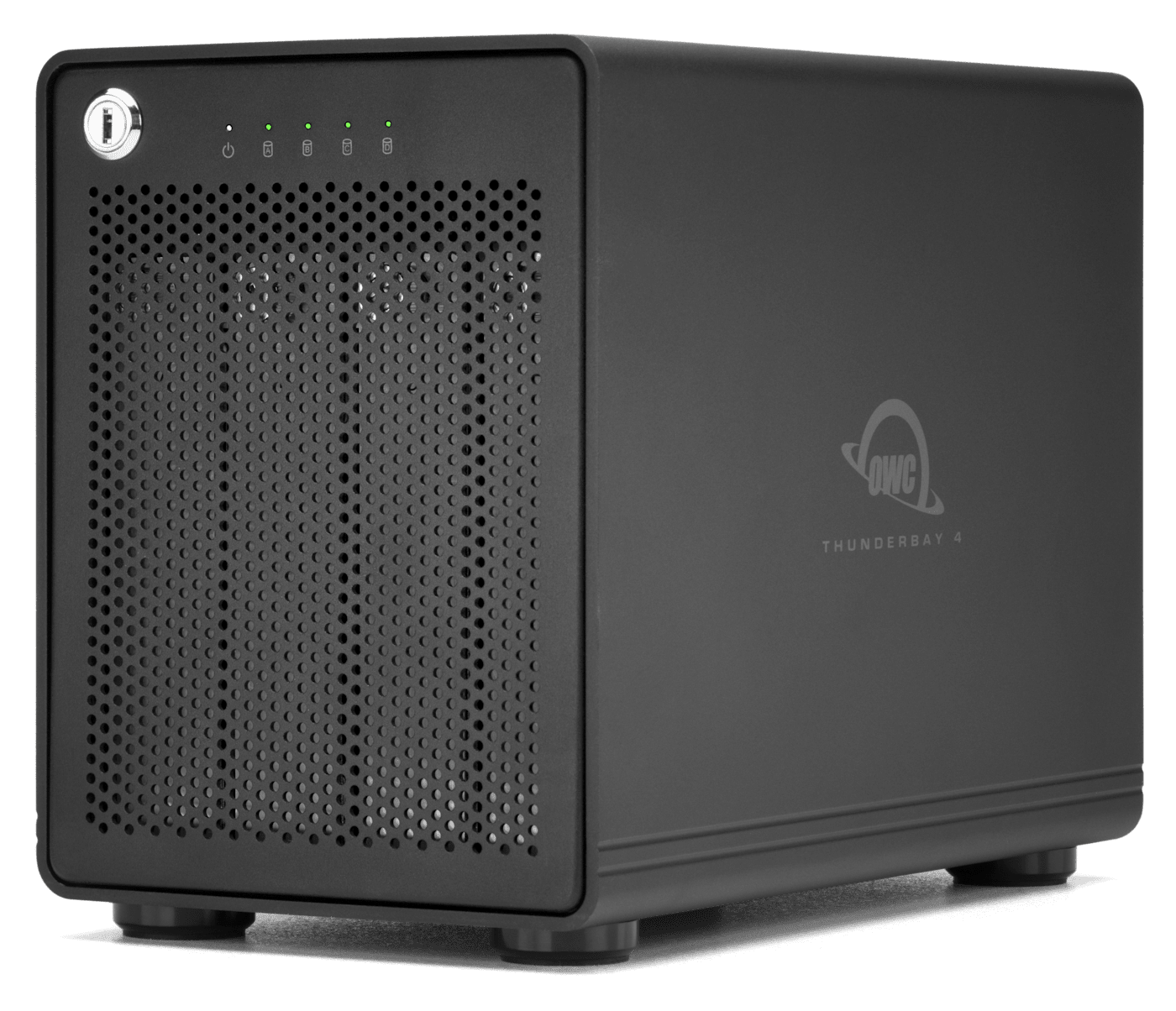 OWC ThunderBay 4 storage enclosure side view