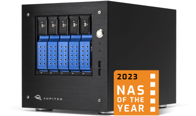 OWC Jupiter Mini with 2023 NAS of the Year award badge