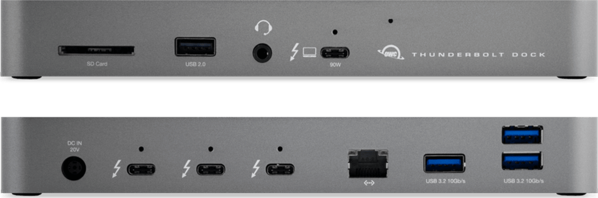 Owc Thunderbolt Dock For M1 Mac Thunderbolt 3 Equipped Mac And Thunderbolt 4 Pc