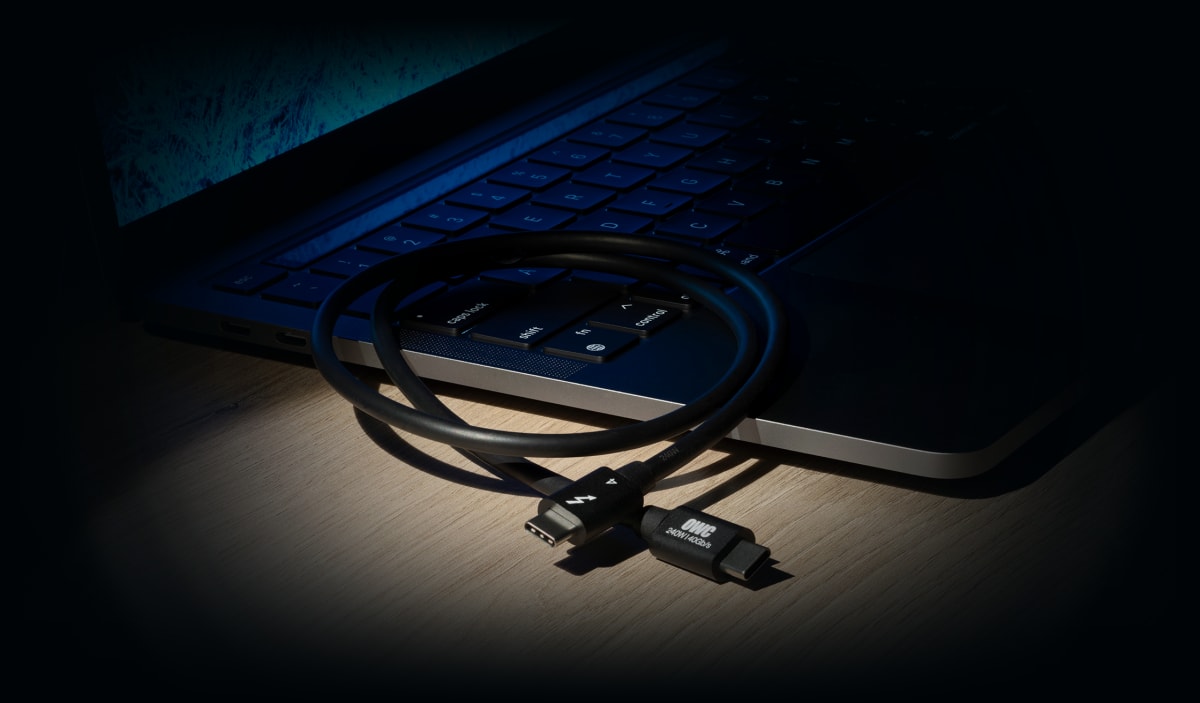 OWC Thunderbolt 4, USB4 Cables - Mac and PC Compatible OWC Thunderbolt 4, USB4 Cables - Mac and PC Compatible
