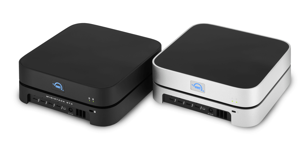 OWC miniStack STX | Mac mini Thunderbolt Storage Solution