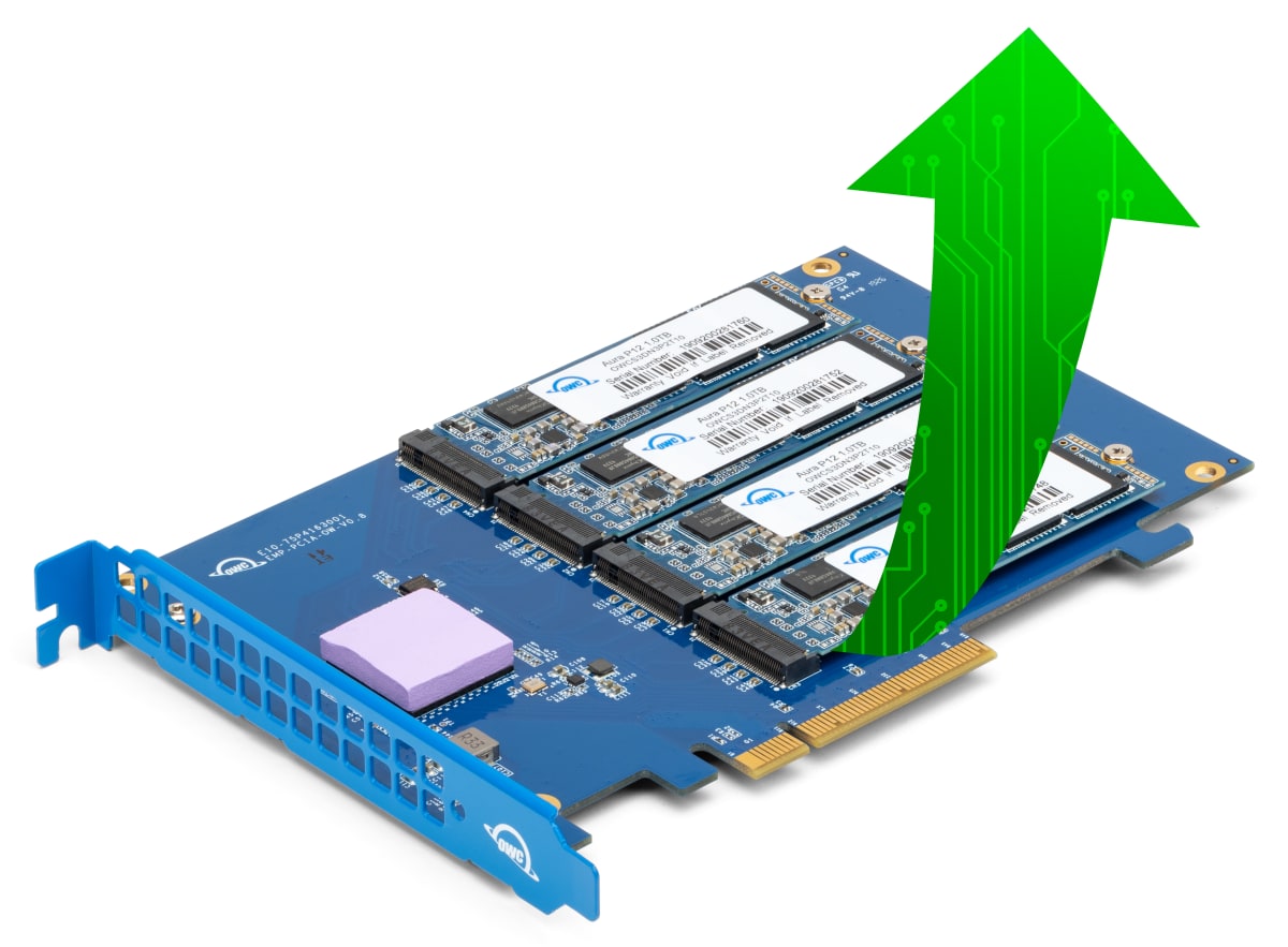 OWC Accelsior 4M2 SSD for Apple Mac Pro