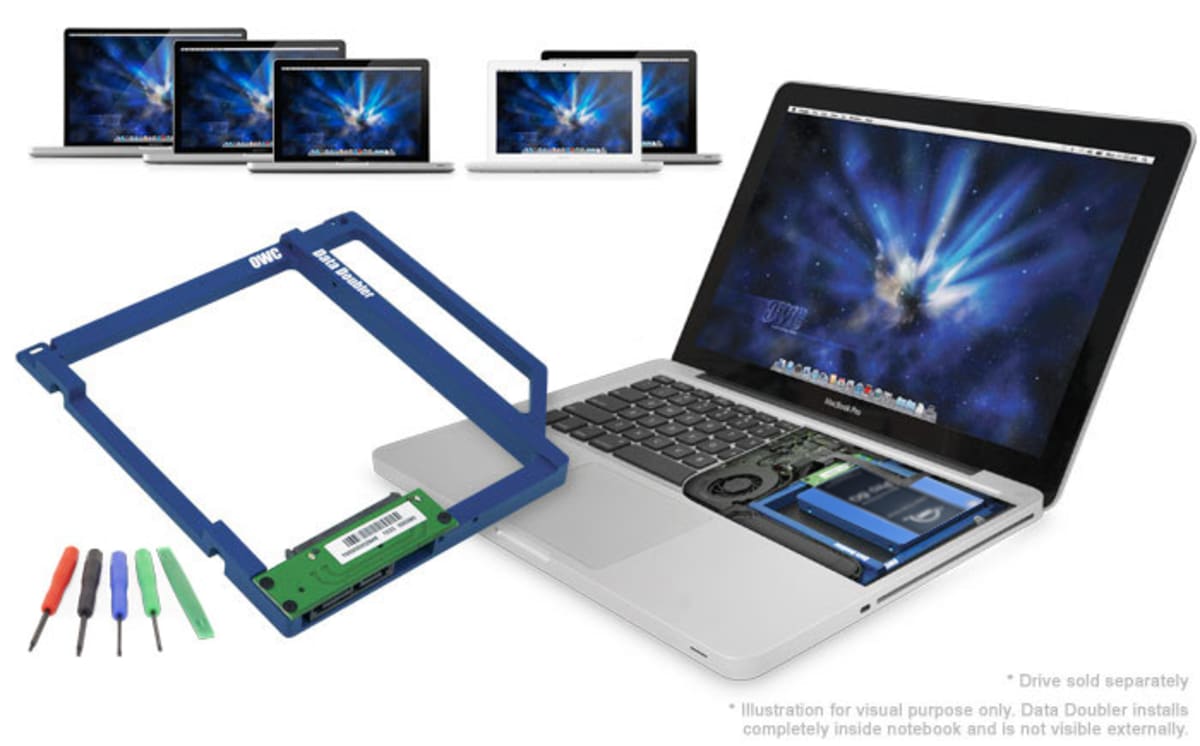 1306円 代引き人気 OWC Data Doubler データダブラー 光学式ドライブ SSD 増設キット for Mac mini 2009