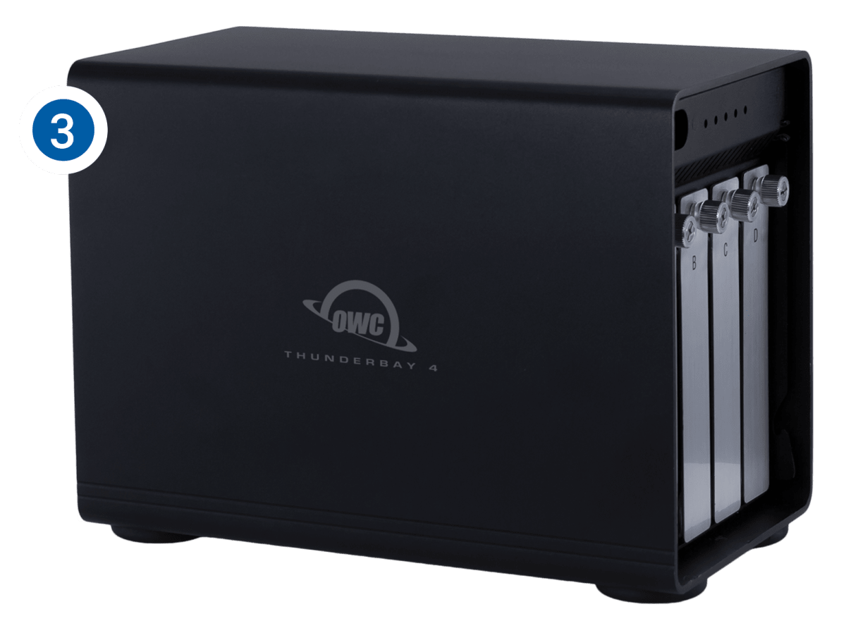 OWC ThunderBay 4: Thunderbolt 4-Bay RAID Storage