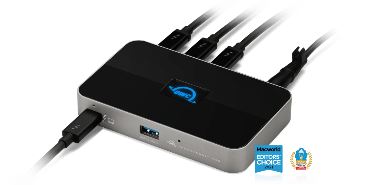 Portico køre Zeal OWC Thunderbolt Hub - Add Three More Thunderbolt (USB-C) Ports