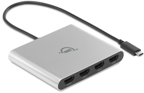 OWC USB-C Quad HDMI 4K Display Adapter with DisplayLink 2
