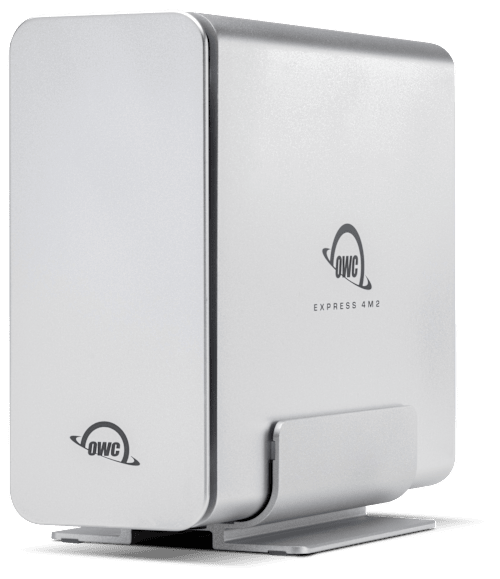 Front view of the Express 4M2 with USB4