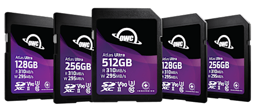 OWC Atlas Ultra SD Card Lineup
