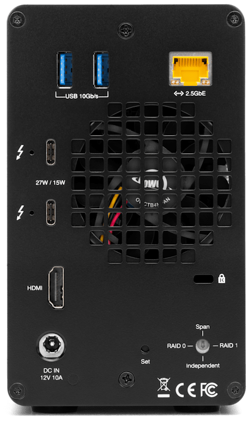OWC Gemini Ultra back view