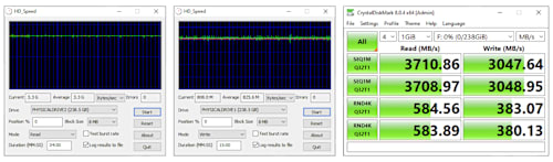 OWC Atlas Pro CFexpress Memory Card + OWC Atlas FXR Reader - Speed test screenshots