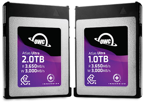 OWC Altas Ultra CFexpress Memory Card Lineup