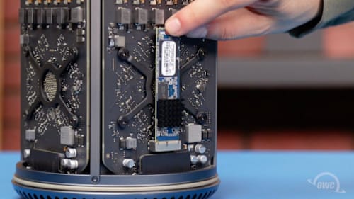 OWC Aura Pro X2 SSD Install Video Screenshot