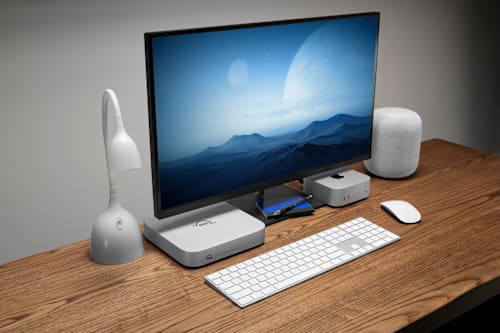 OWC StudioStack on desktop