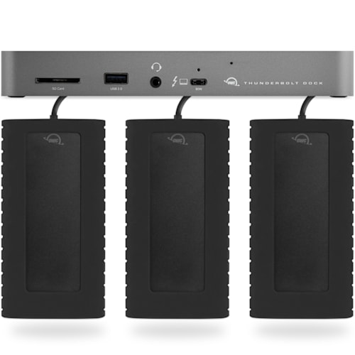 OWC 11-Port Thunderbolt Dock + OWC Envoy Pro EX External Thunderbolt Drives