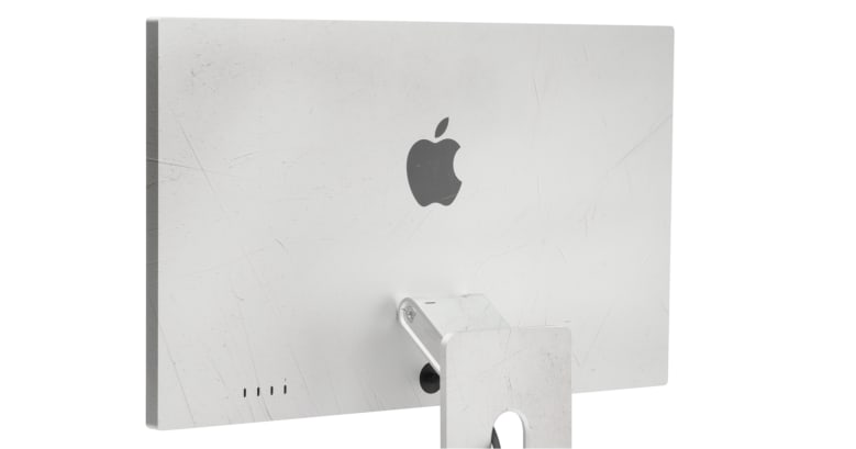 Back view of an Apple Display