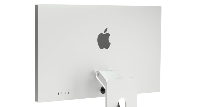 Back view of an Apple Display