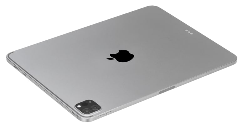 Back view of an iPad