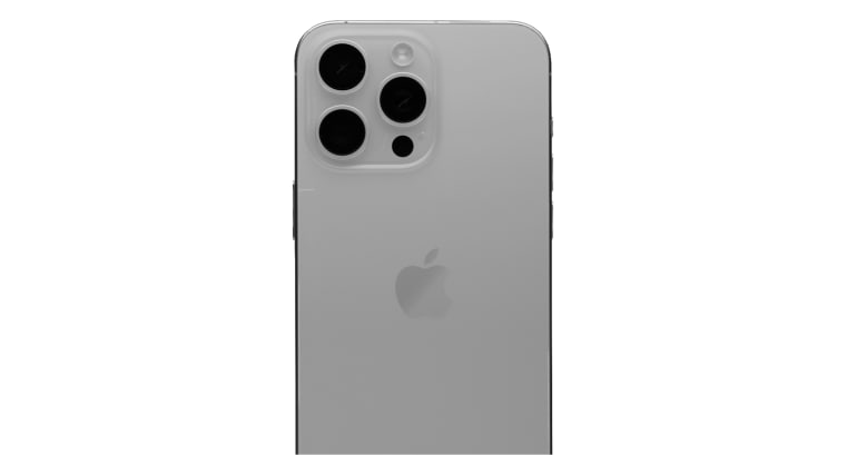 Back view of an iPhone