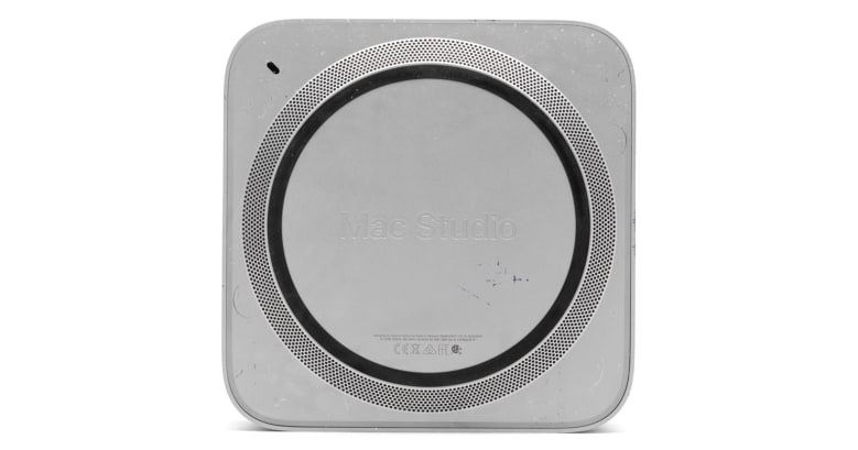 Bottom view of a Mac Studio