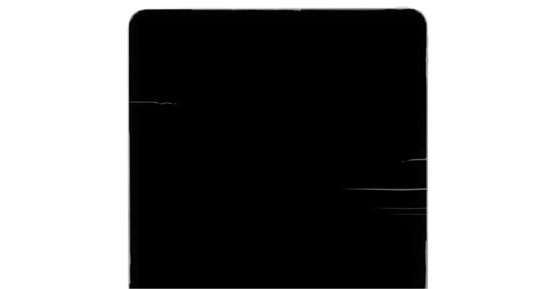 Front view of an iPad