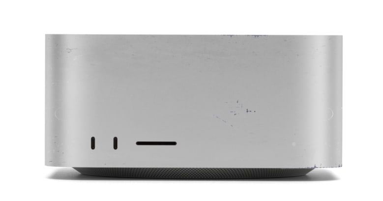 Front view of a Mac Studio