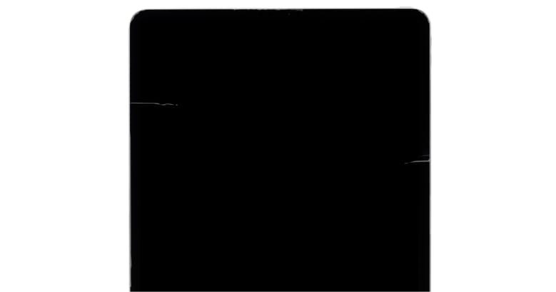 Front view of an iPad