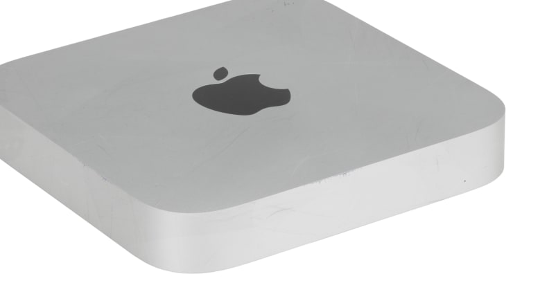Front view of a Mac mini