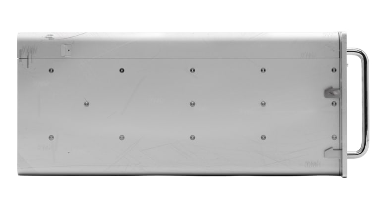 Side view of a Mac Pro