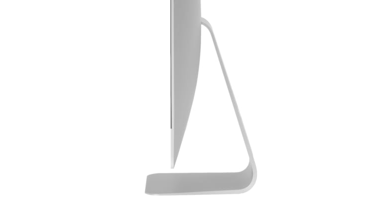 Side view of an iMac