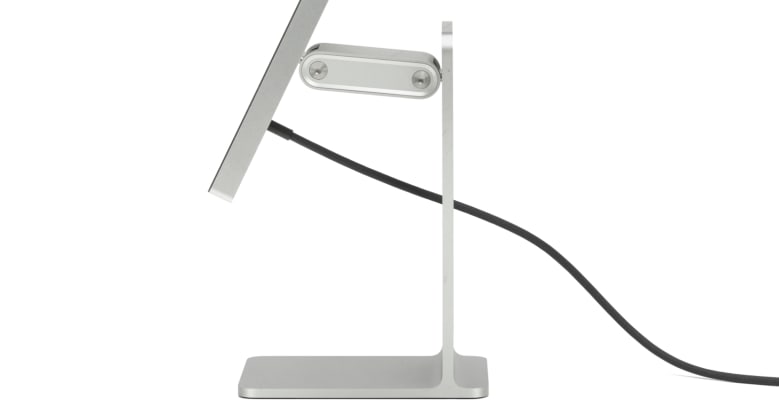 Side view of an Apple Display