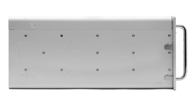 Side view of a Mac Pro