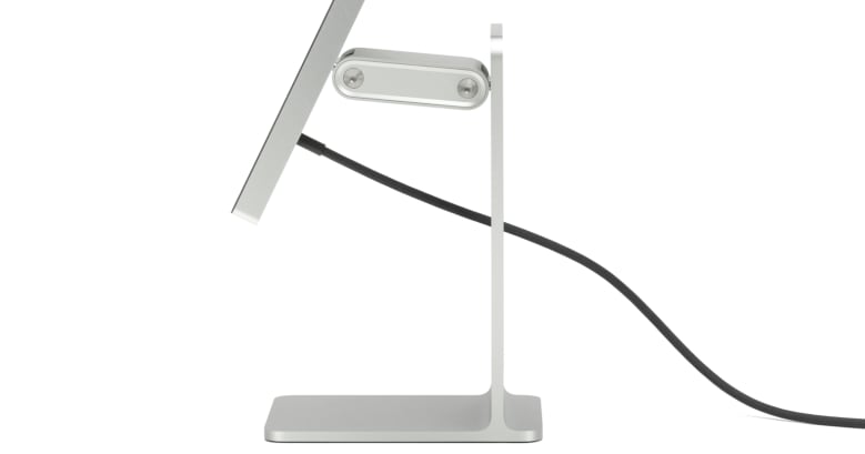 Side view of an Apple Display