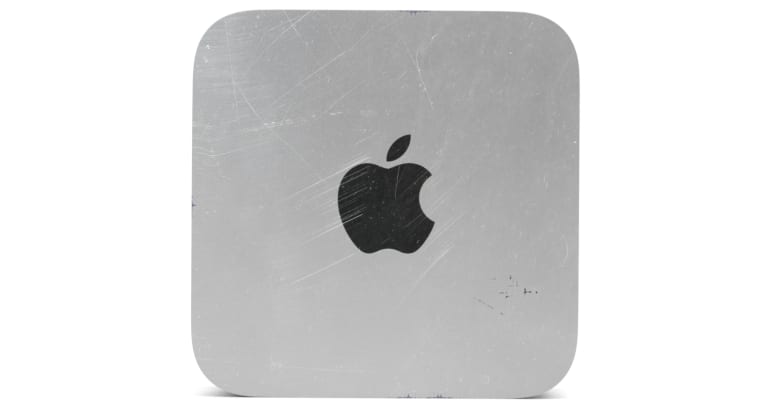 Top view of a Mac Studio