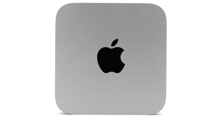 Top view of a Mac mini