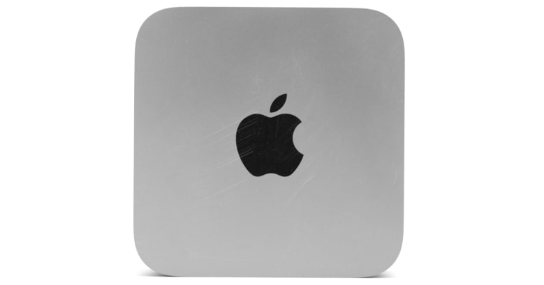 Top view of a Mac mini