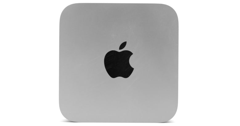 Top view of a Mac mini