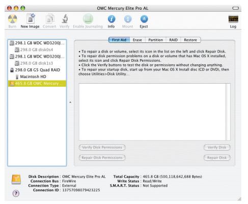 Initializing your new OWC Mercury Elite-AL Pro Dual Bay