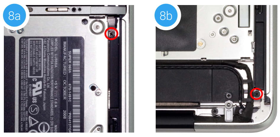 Late 2008 13-inch MacBook (5,1) and Mid-2009 13-inch MacBook Pro (5,5)