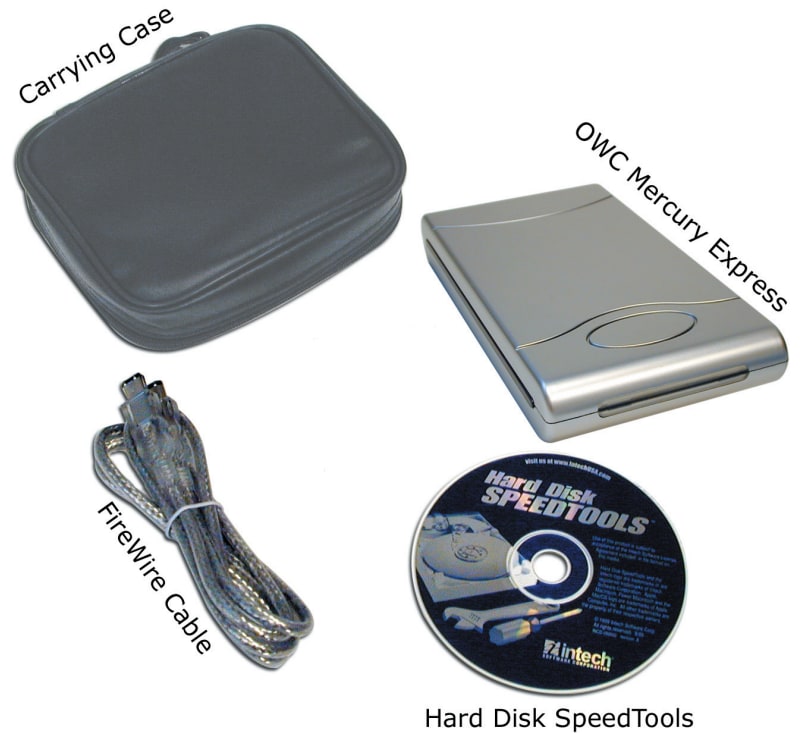 OWC Mercury Express FireWire contents